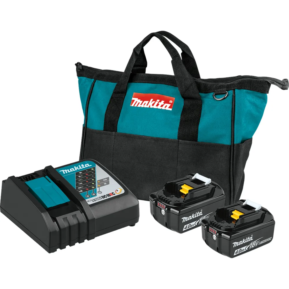 Makita BL1840BDC2 18V LXT Two Battery and Charger Starter Pack