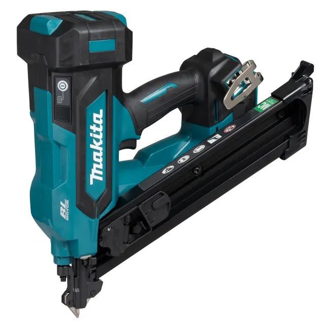 Makita DBN640Z 18V LXT Brushless 2-1/2 in. Metal Connector Nailer, 30-35° Round Head, Tool Only