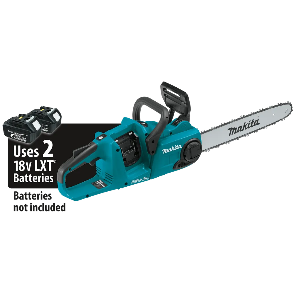 Makita XCU04Z 18V X2 (36V) LXT Lithium‑Ion Brushless Cordless 16″ Chain Saw (Tool Only)