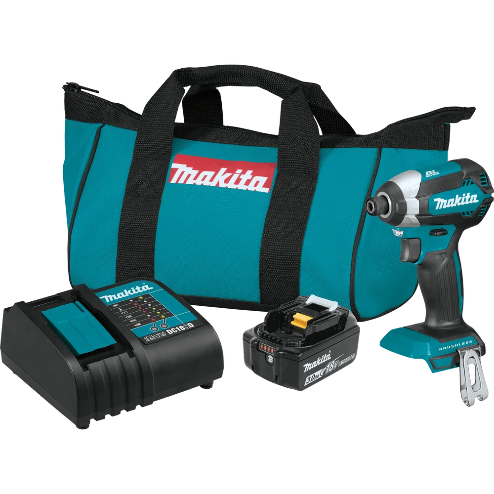 Makita XDT131 18V LXT Lithium-Ion Brushless Cordless Impact Driver Kit