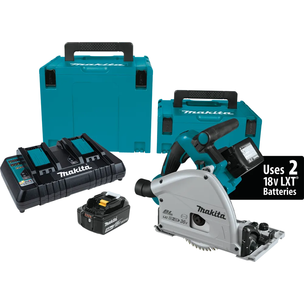 Makita XPS01PTJ 18V X2 (36V) LXT Plunge Circular Saw Kit