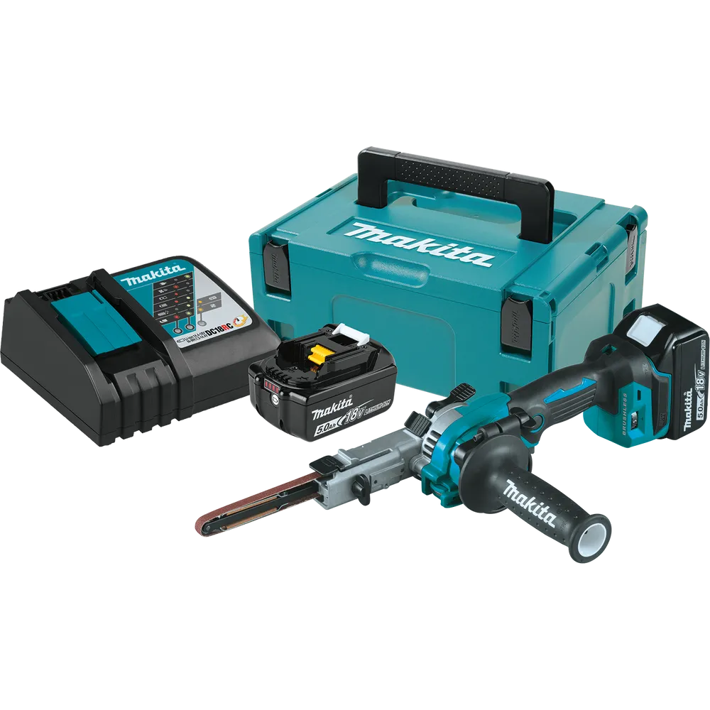 Makita XSB01TJ 18V LXT 3/8″ x 21″ Detail Belt Sander Kit