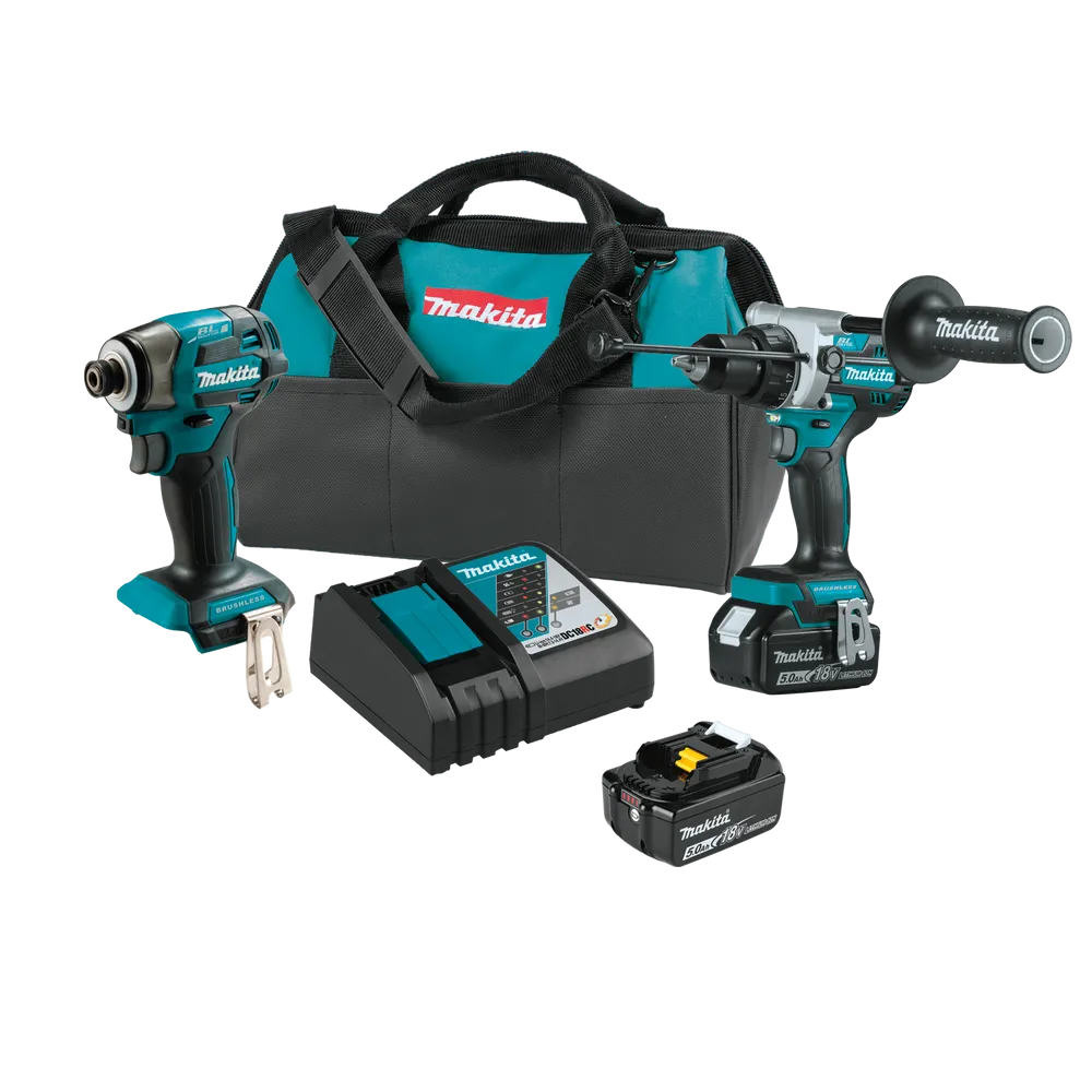 Makita XT297T 18V LXT Brushless Cordless 2-Tool Combo Kit