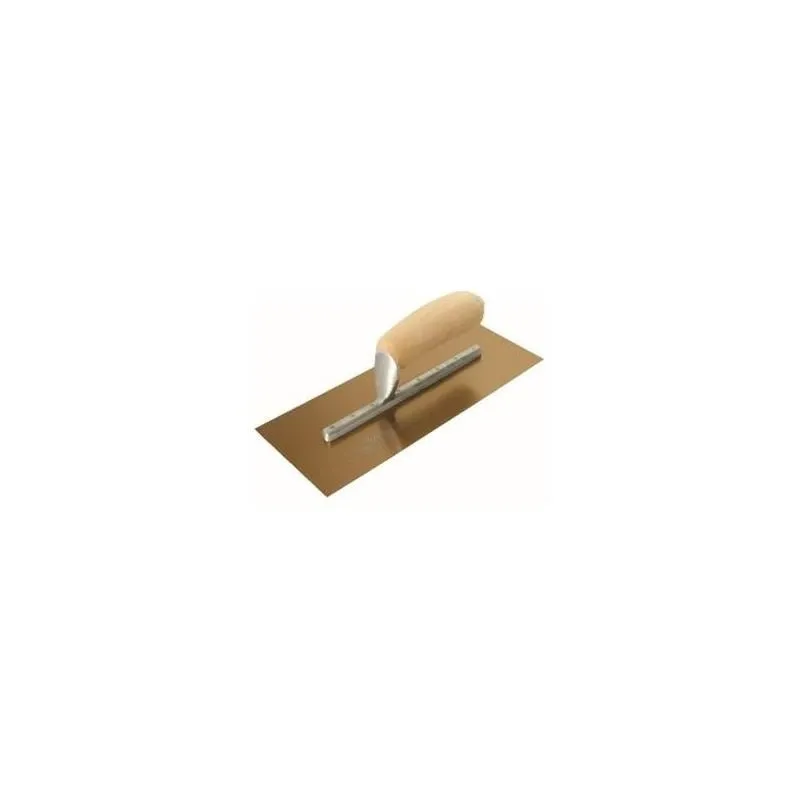 Marshaltown 4658DFL 12 X 5 DuraFlex Trowel-Long Mounting-Wood Handle