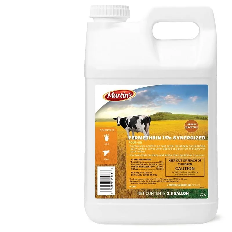 Martin’s 82004553 Insecticide, Liquid, Light Amber, Mild Hydrocarbon, 2.5 gal (Pack of 2)