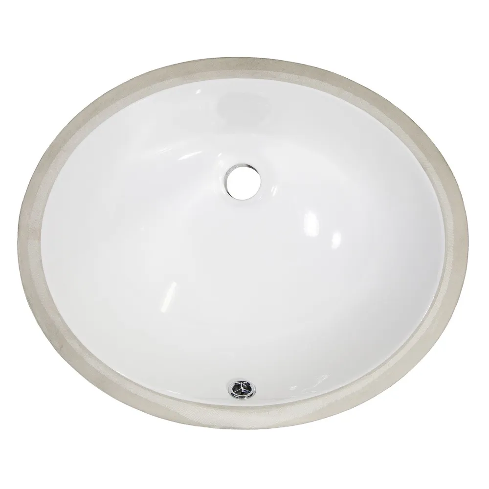 MasterSink Undermount Porcelain Sink P205B – White or Bone 18.5″ x 15″ x 9″