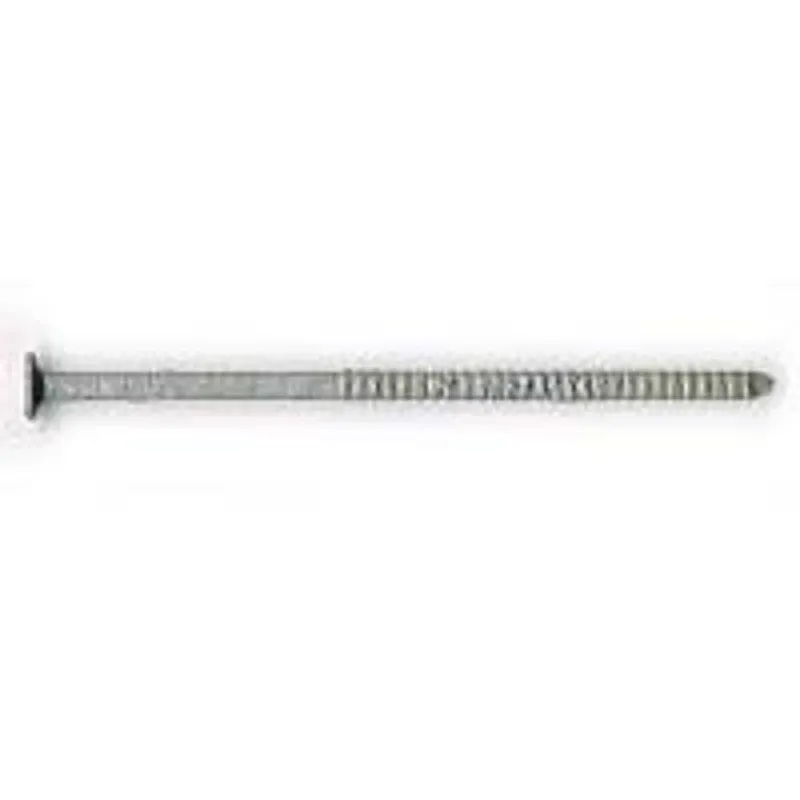 Maze H55S530 Hand Drive Nail, Concrete Nails, 4D, 1-1/2 in L, Carbon Steel, Tempered Hardened, Flat Head, Fluted Shank (Pack of 6)