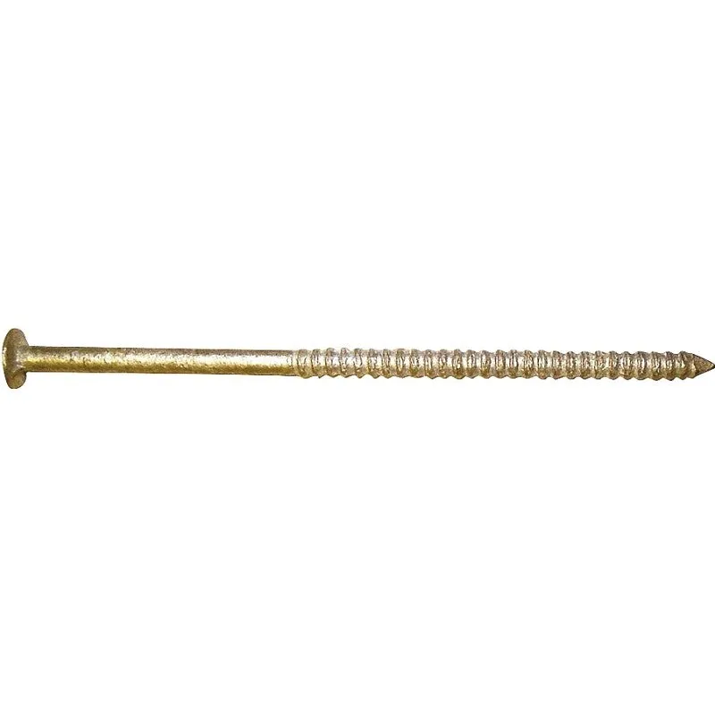 Maze STORMGUARD S227A Series S227A530 Wood Siding Nail, Hand Drive, 2-1/2 in L, Steel, Galvanized, Checkered Head (Pack of 6)