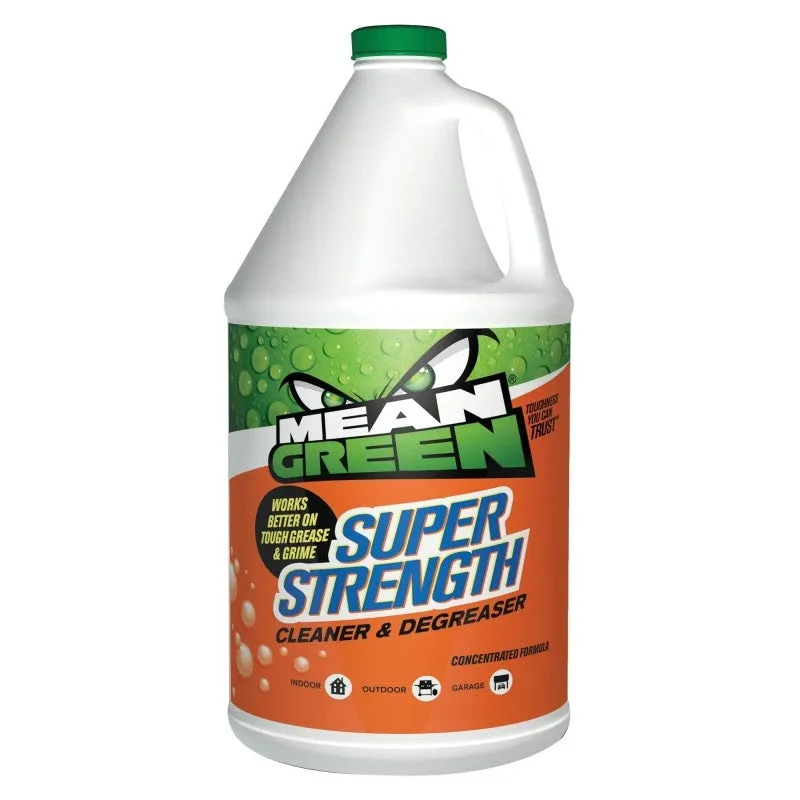 Mean Green MG101 Cleaner and Degreaser, 128 oz Bottle, Liquid, Characteristic