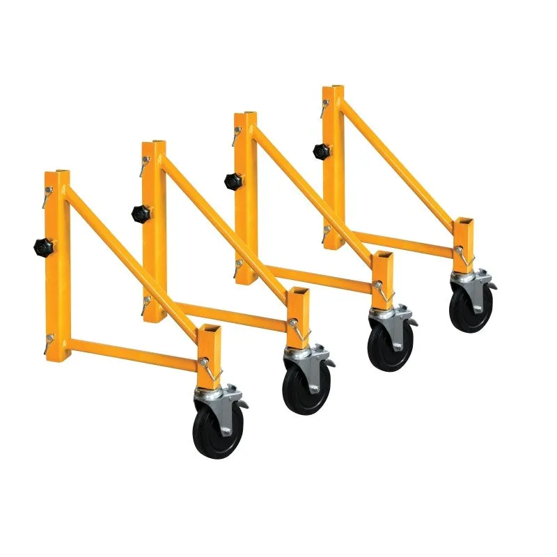 Metaltech Jobsite Series I-CISO4 Outrigger Set, Steel, Powder-Coated