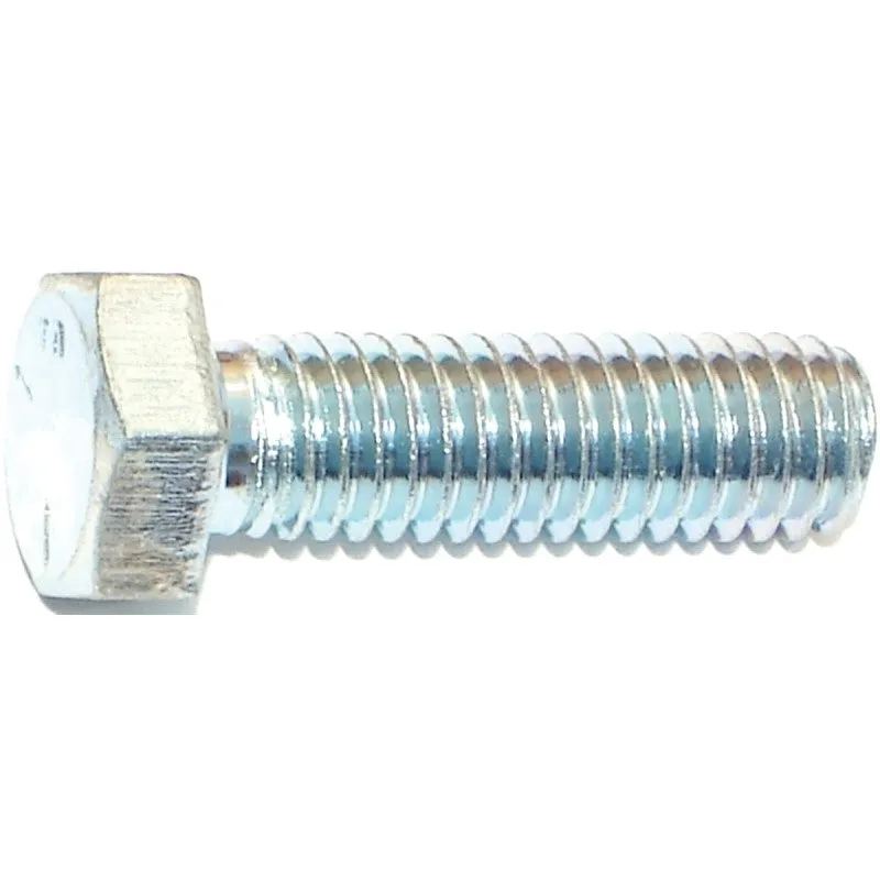 Midwest Fastener 00295 Cap Screw, 3/8-16 in Thread, 1-1/4 in L, Coarse Thread, Hex Drive, Zinc, Zinc, 100 PK