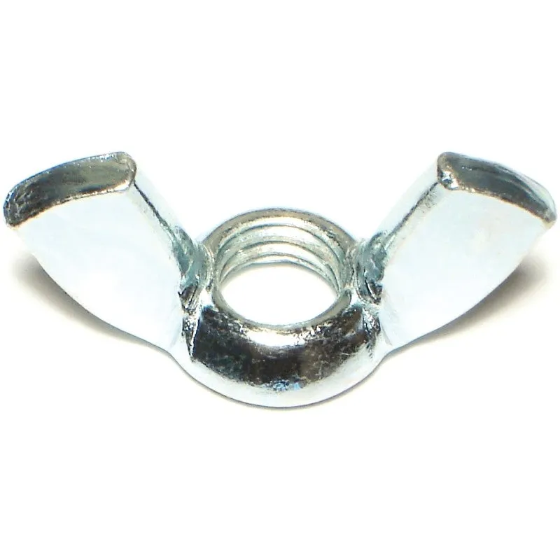 Midwest Fastener 03806 Wing Nut, Cold Forged, Coarse Thread, 3/8-16 Thread, Steel, Zinc