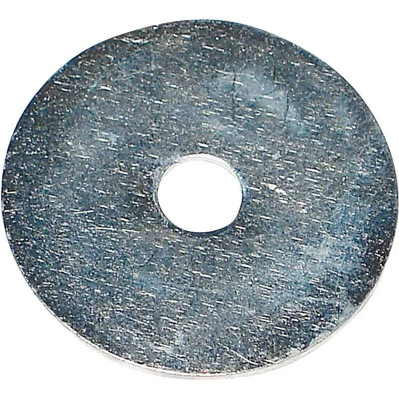 Midwest Fastener 03929 Fender Washer, 1/4 in ID, 1-1/4 in OD, Zinc, Zinc, 100/PK