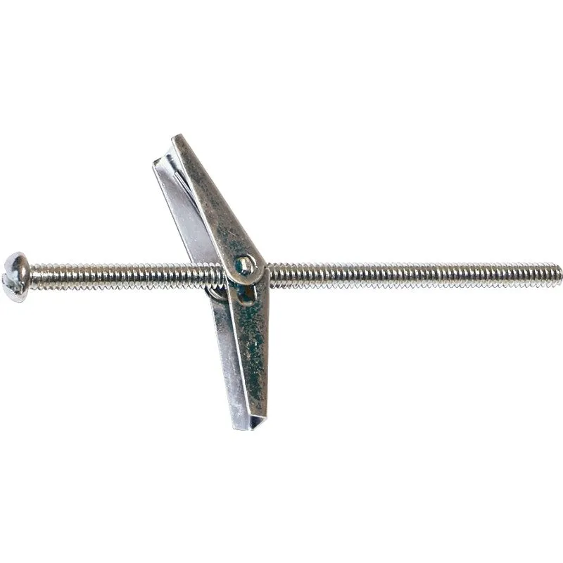 Midwest Fastener 04089 Toggle Bolt with Wing, 3 in L, Zinc, 50/PK, 1/2 in Drill