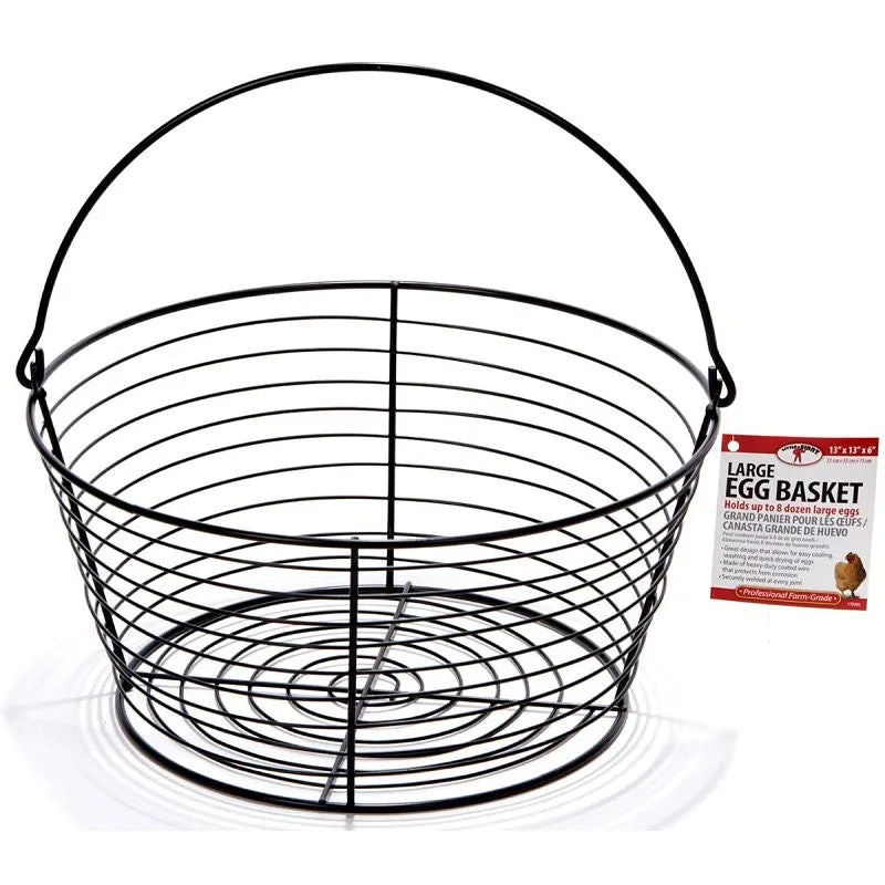 Miller EB13 Egg Basket, 13 in W, Black
