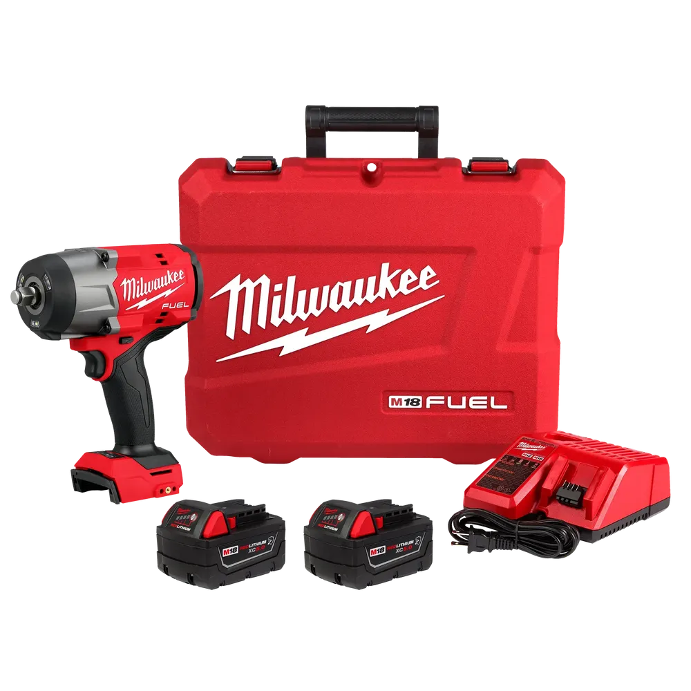 Milwaukee 2967-22 M18 Fuel 1/2″ High Torque Impact Wrench Kit