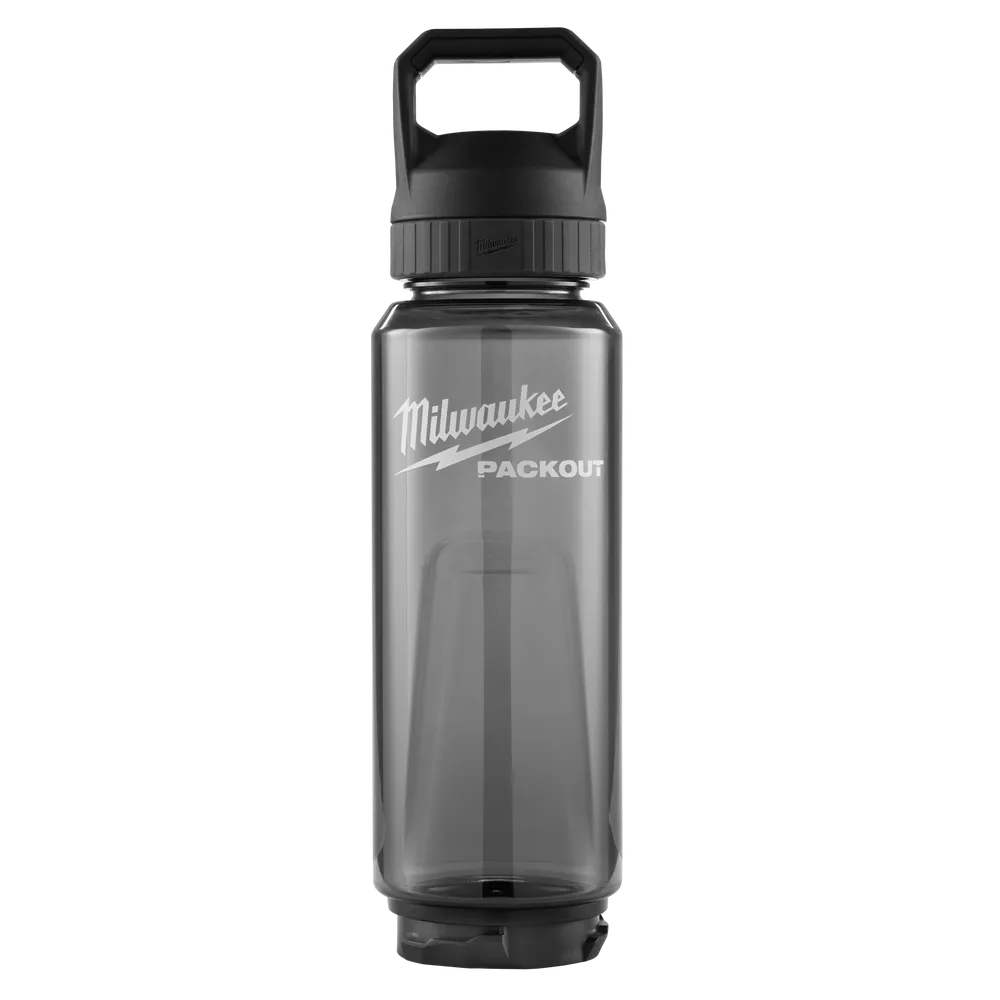 Milwaukee 48-22-8372B 34oz PACKOUT™ Bottle with Chug Lid – Black