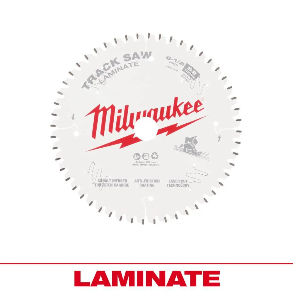 Milwaukee 48-40-0643 6-1/2″ 52T Laminate Track Saw Blade