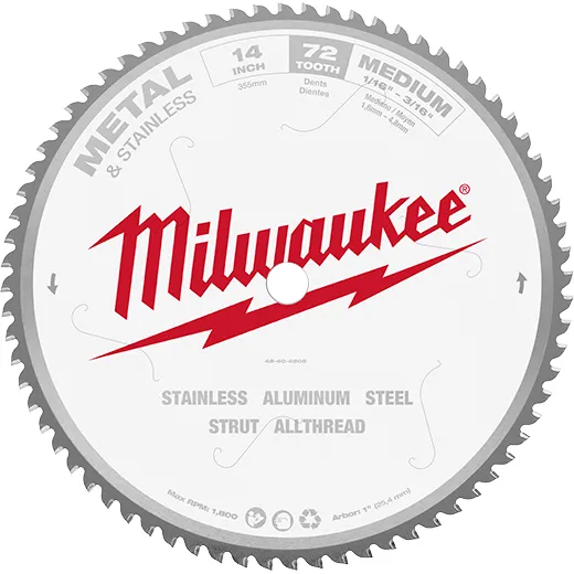 Milwaukee 48-40-4505 14″ Metal Cutting Circular Saw Blade