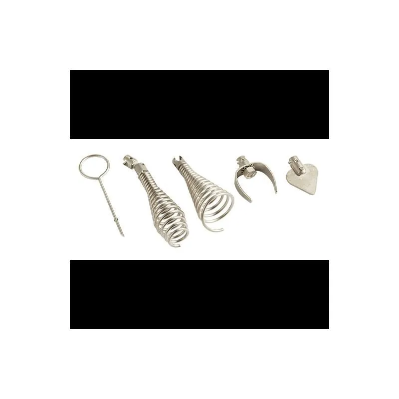 Milwaukee 48-53-2790 5PC Medium Cable Head Attachment Kit w/ RUST GUARD Plating