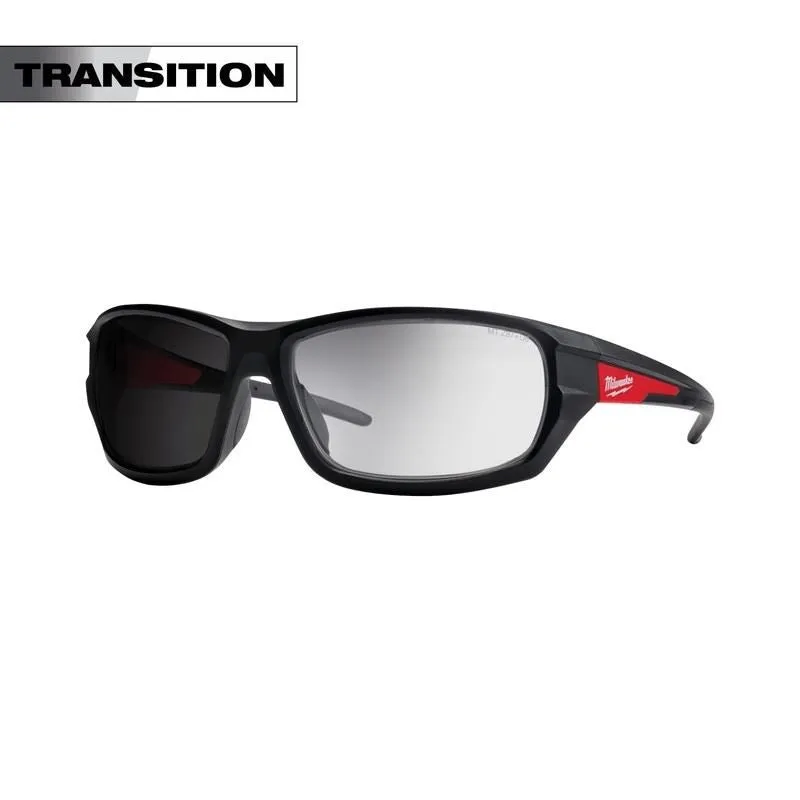 Milwaukee 48-73-2128 Transition Performance Safety Glasses – Anti-Scratch Lenses