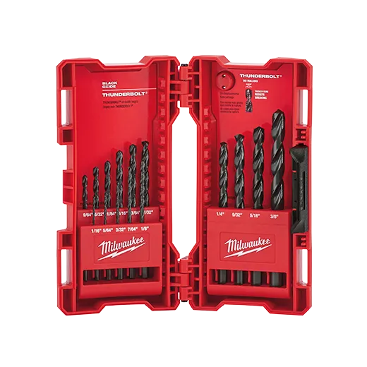 Milwaukee 48-89-2803 THUNDERBOLT 15 Pc Black Oxide Drill Bit Set