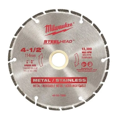 Milwaukee 49-93-7805 4-1/2″ STEELHEAD Metal Cutting Blade