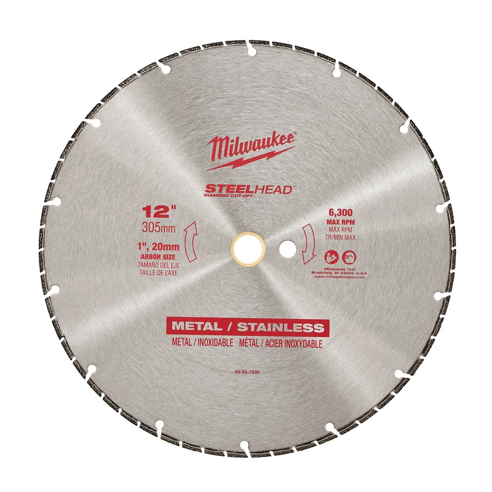 Milwaukee 49-93-7835 12″ STEELHEAD™ Diamond Cut-Off