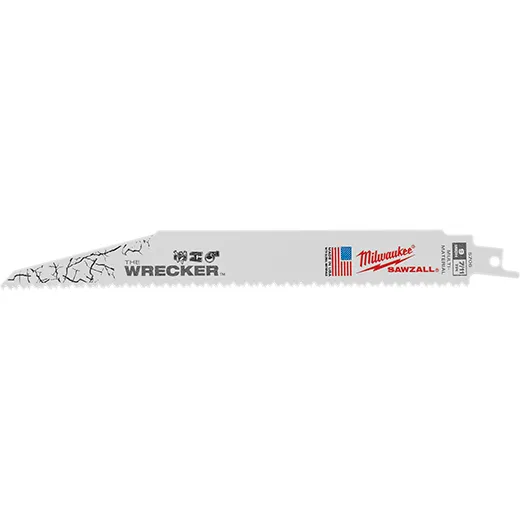 Milwaukee 9″ x 7/11 TPI “THE WRECKER” Multi-Material Sawzall Blades
