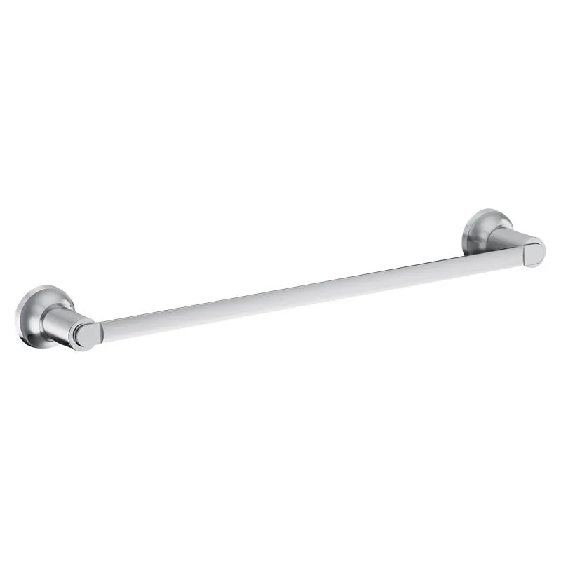 Moen Zyla Series Y1618CH Towel Bar, 18 in L Rod, Zinc, Chrome, Wall