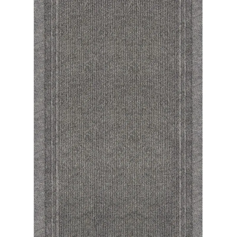 Multy Home MT1000275 Rug, 60 ft L, 26 in W, Runner, Polypropylene Rug, Gray