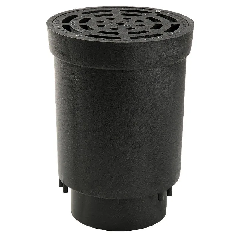 NDS FWSD69 Surface Drain Inlet, Polypropylene, Black