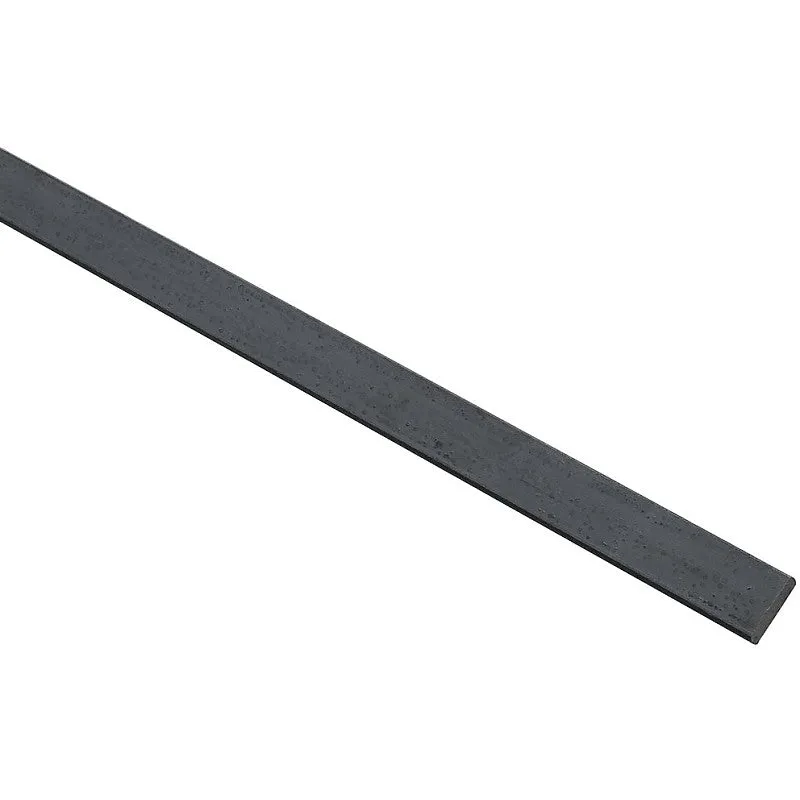 National Hardware 4064BC Series N215-665 Flat Stock, 1 in W, 48 in L, 1/4 in Thick, Steel, Mill