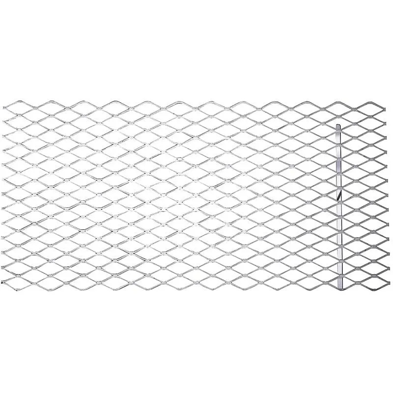 National Hardware 4075BC Series N215-798 Expanded Grid Sheet, 13 ga Thick Material, 12 in W, 24 in L, Steel, Plain (Pack of 3)