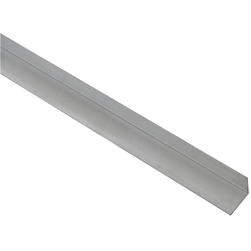 National Hardware 4203BC Series N247-353 Angle Stock, 1-1/2 in L Leg, 48 in L, 1/16 in Thick, Aluminum, Mill