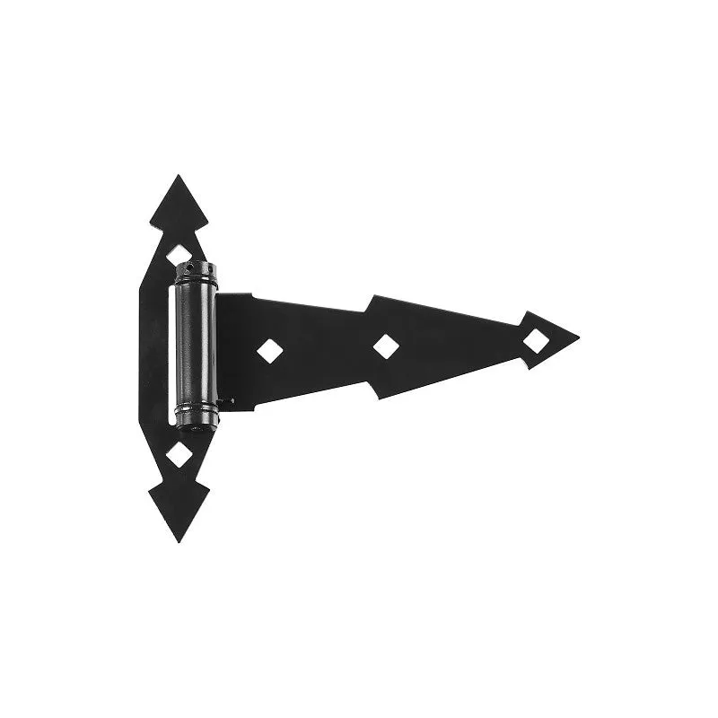 National Hardware N165-472 T-Hinge, 7 in W Frame Leaf, 7-5/16 in H Frame Leaf, Steel, Tight Pin, 50 lb (POS)