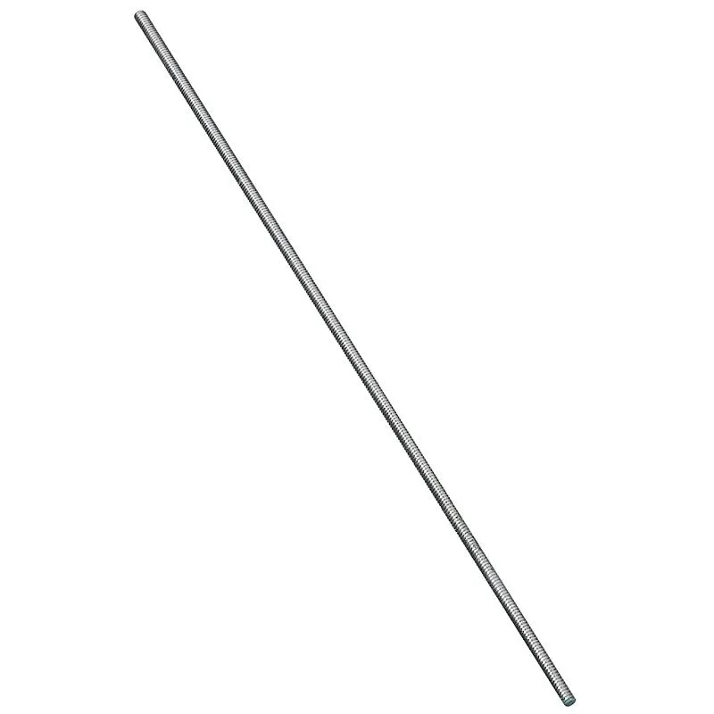 National Hardware N179-481 Threaded Rod, #10-24 Thread, 36 in L, A Grade, Steel, Zinc, UNC Thread