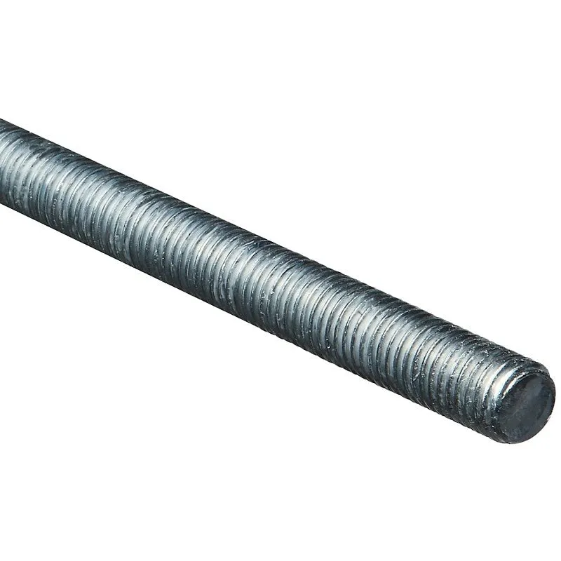 National Hardware N179-549 Threaded Rod, 5/8-11 Thread, 36 in L, A Grade, Steel, Zinc, UNC Thread