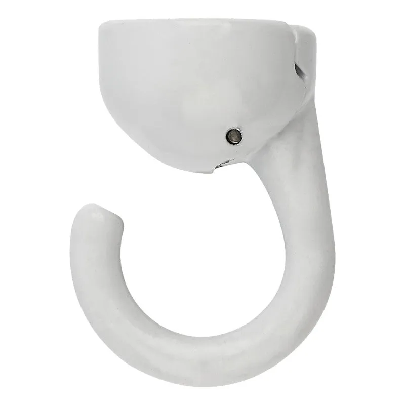 National Hardware N260-140 Elephant Hook, 30/100 lb Working Load, 11 mm, Zinc, White