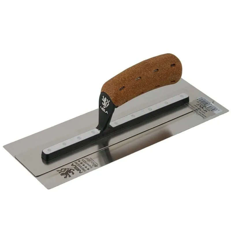 Nela 12″ x 4.3″ SuperFLEX Cork Hdl SS Finishing Trowel