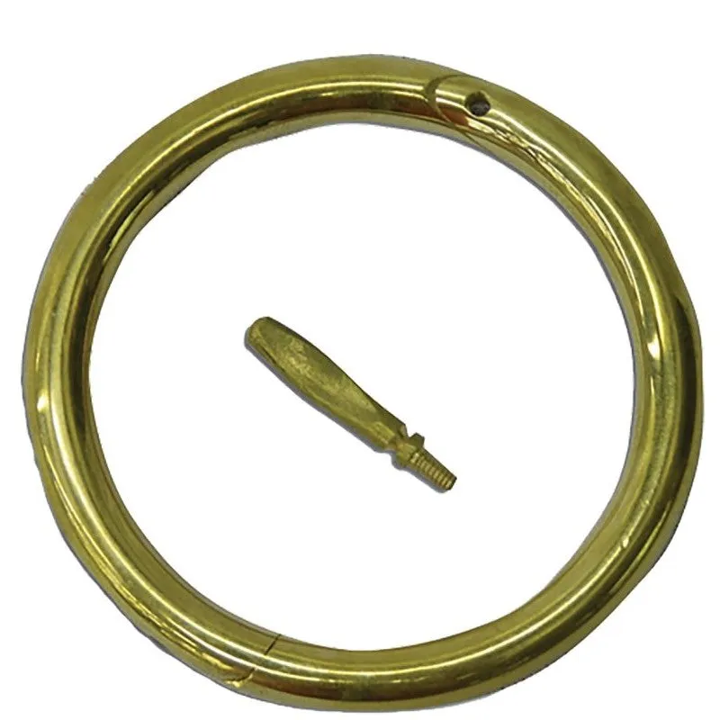 Neogen 7002 Bull Ring, Brass, Screw Fastener