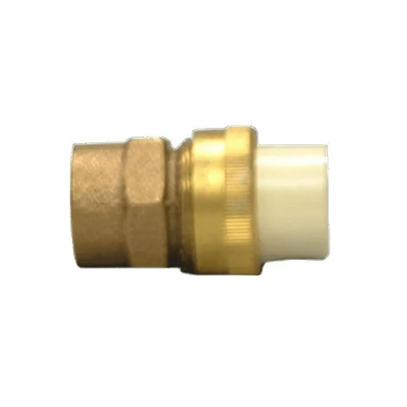 Nibco 4733-3-LF Series M25300L Pipe Union, 1/2 in, Slip x Solder, CPVC, Tan, SCH 40 Schedule