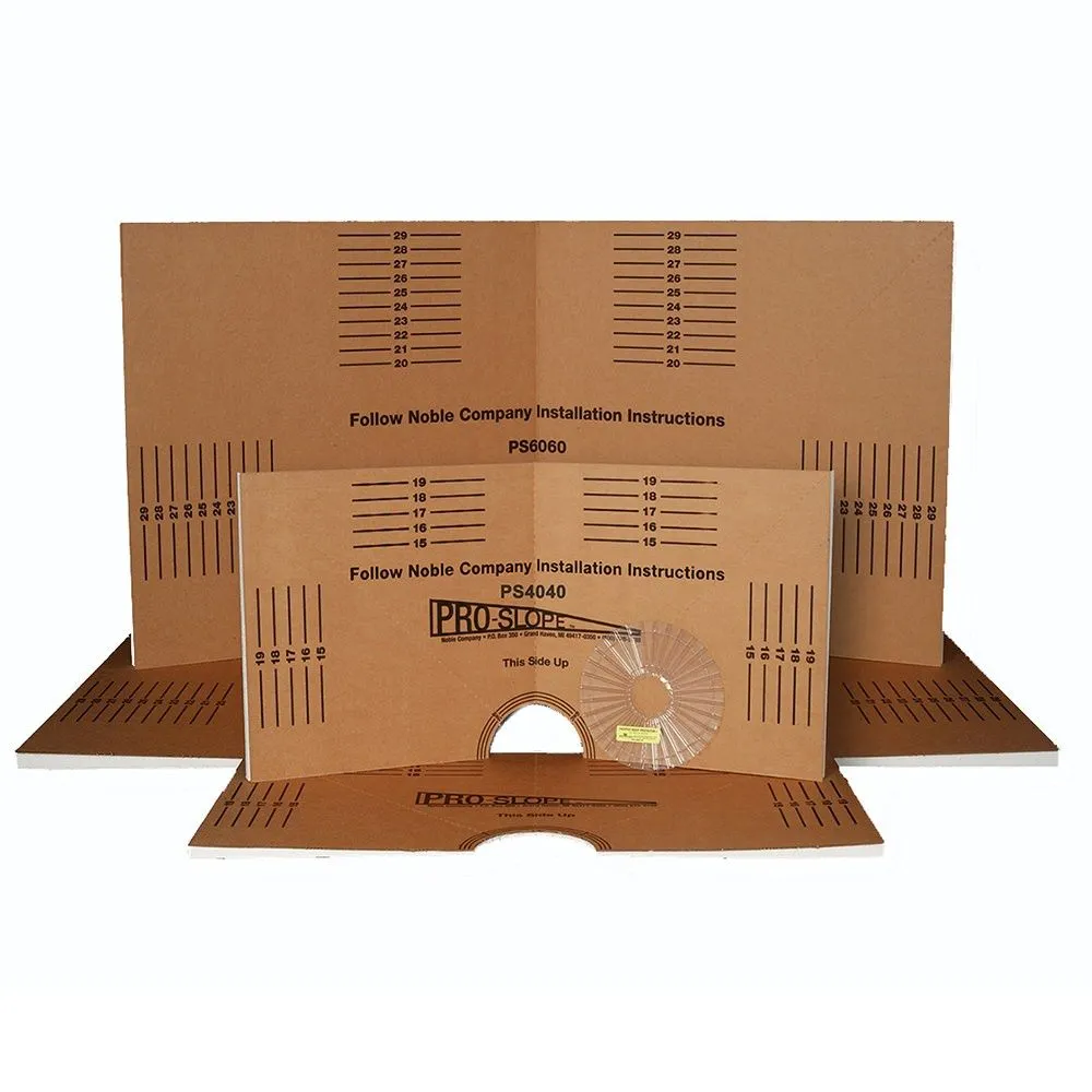 Noble Pro-Slope Preformed Shower Slope