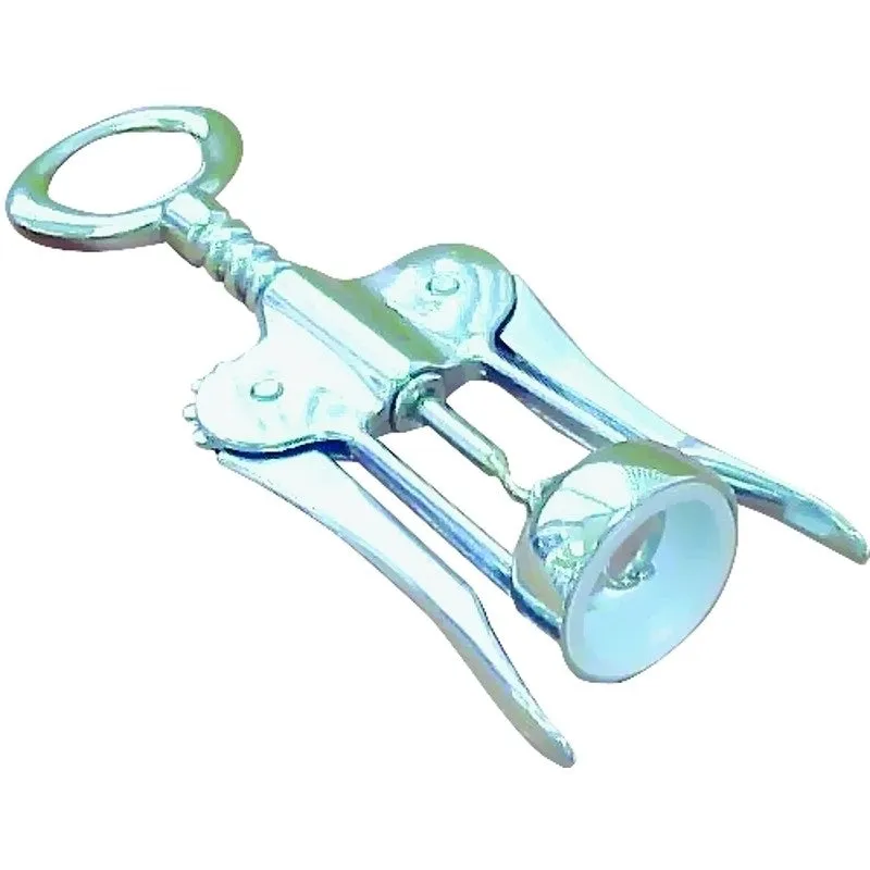 Norpro FG2 Cork Puller, 7 in L, 2 in W, 1-1/4 in H, Steel, Chrome