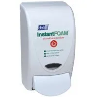 North American Paper SAN1LDS Hand Sanitizer Dispenser, 1 L, White