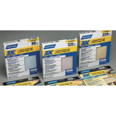 Norton 3x Abrasive Sheets