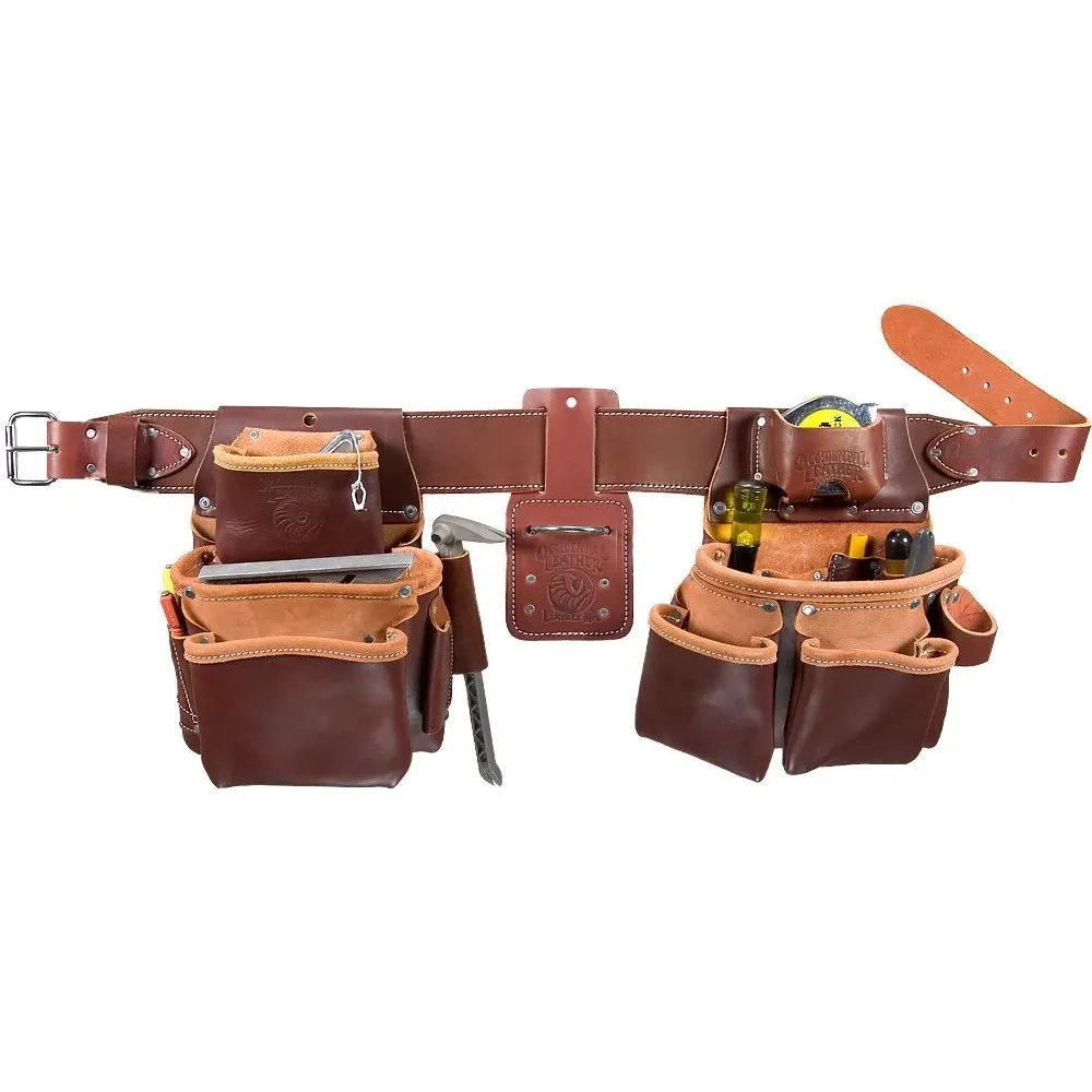 Occidental Leather Large Pro Framer Tool Belt W/ Double Bags