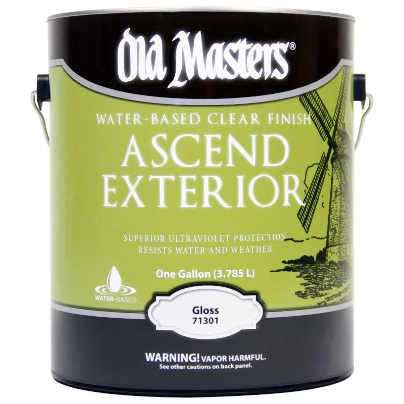 Old Masters 71301 Spar Urethane Paint, Gloss, Liquid, Clear, 1 gal, Can (Pack of 2)