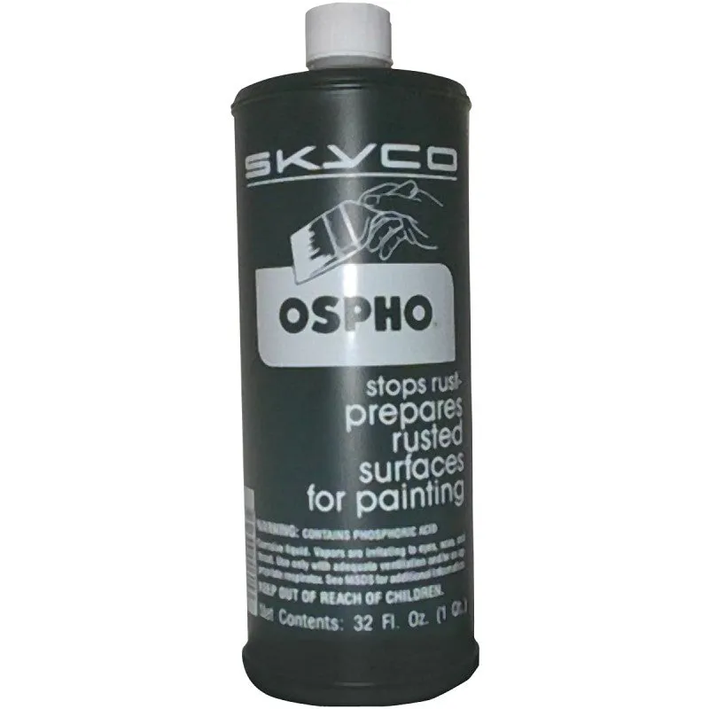 Ospho OSPHO QTS Rust Inhibitor, Liquid, Acrid, Green, 1 qt Jug (Pack of 12)