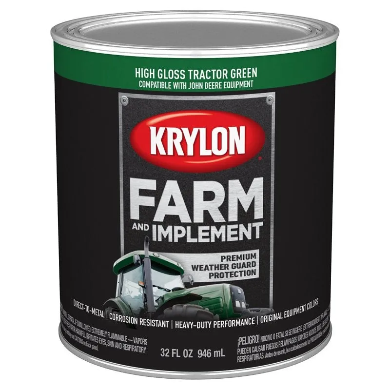 PAINT HIGH GLO JHN DR GRN 1QT (Pack of 2)